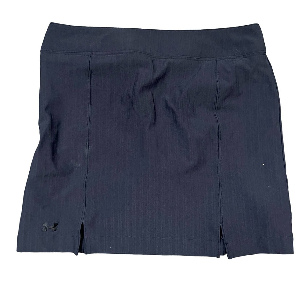 Under Armour Performance‎ Black Striped Golf Tennis Skort Womens 6 SS091201237
